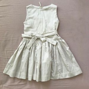 Crewcuts white dress size 4